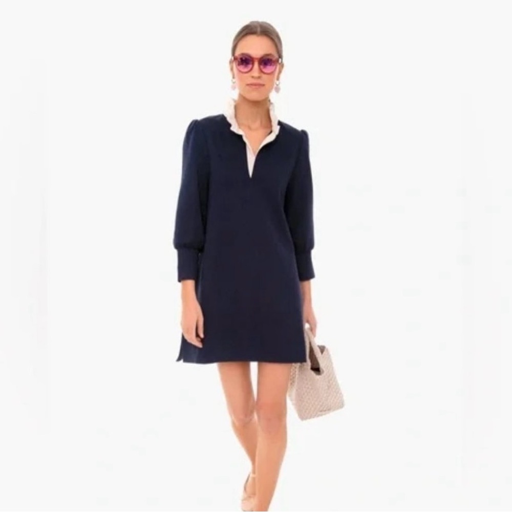 Navy collared dress from tuckernuck